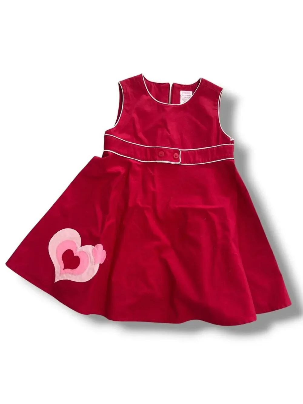 2003 Vintage Gymboree Red Heart Dress